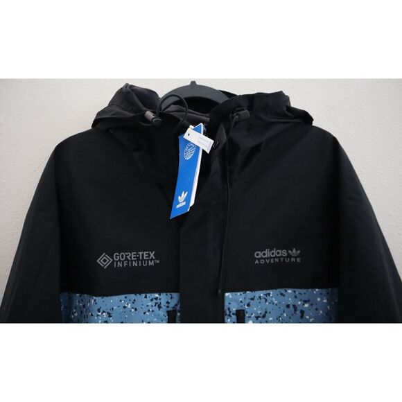 Adidas HK5019 Men Sz M Multi Adventure Winter Allover Print GORE-TEX Jacket - Picture 6 of 16